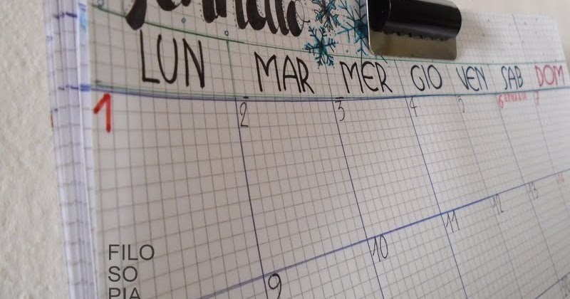 filo-so-pia: Il mio quadernone / calendario