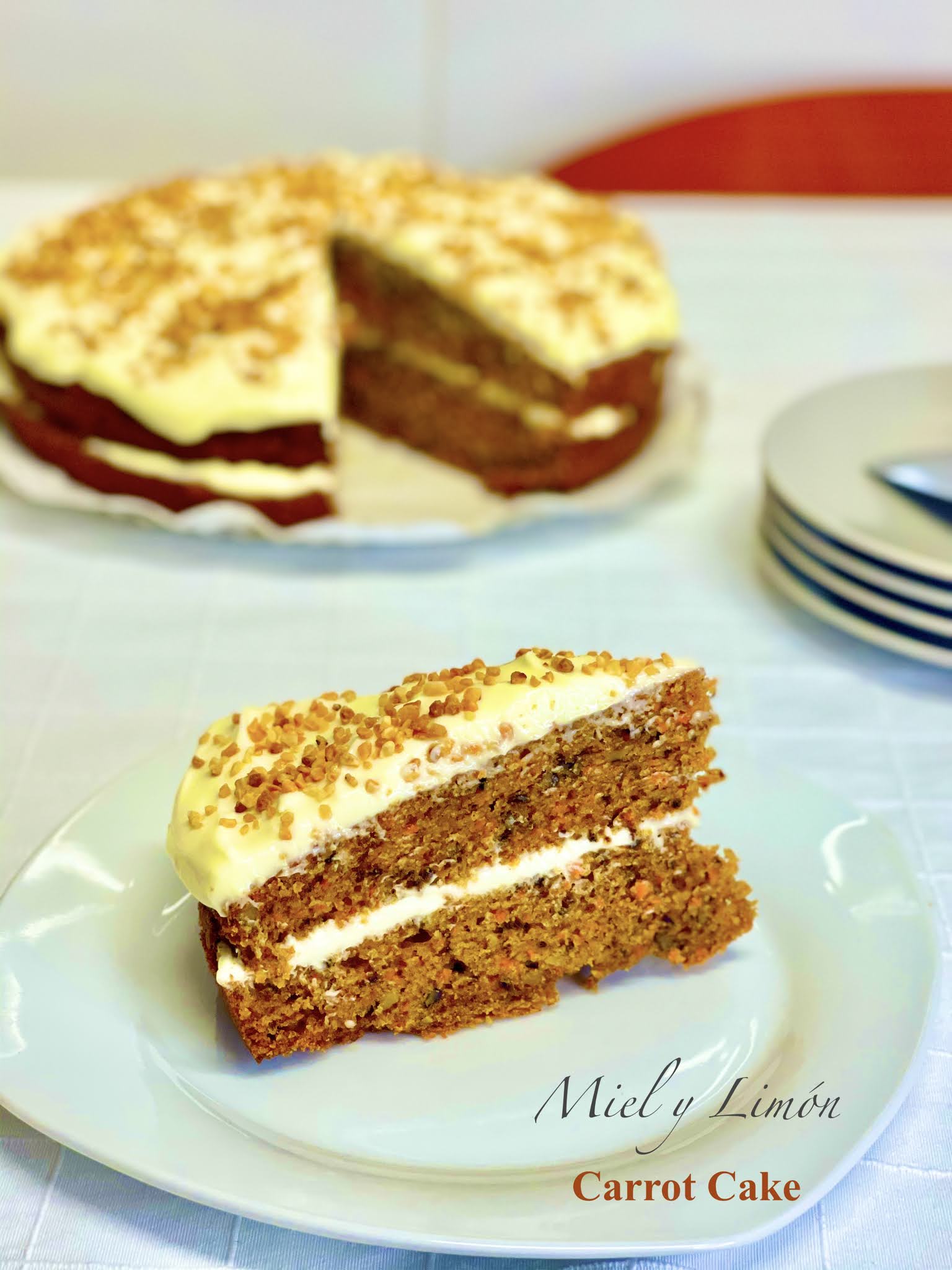 Miel y Limón Recetas CARROT CAKE III Miel y Limón Recetas CARROT CAKE III