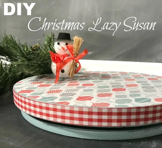 How to Make a DIY Holiday Lazy Susan. Homeroad.net