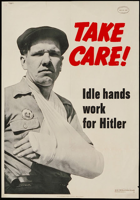 Carteles de la Segunda Guerra Mundial para motivar y movilizar a la población en Estados Unidos
