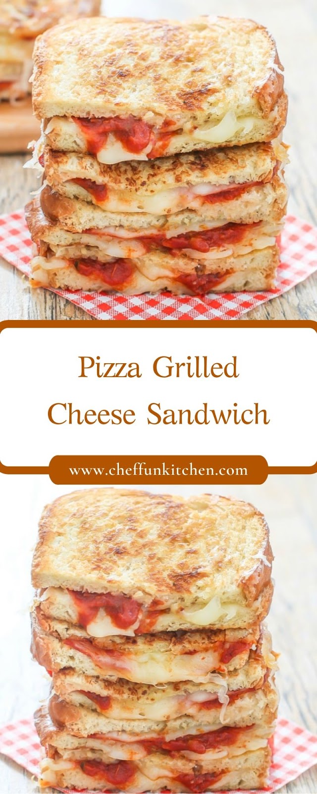 Pizza Grilled Cheese Sandwich