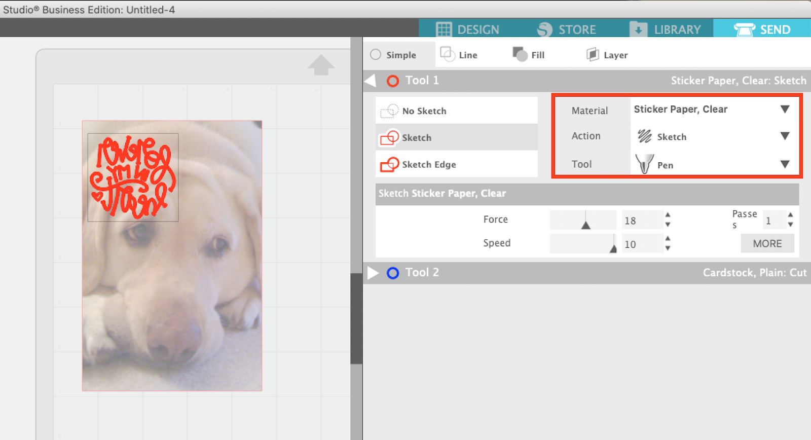 How to Etch Acetate Sheets with Silhouette CAMEO (Plus Best Cut