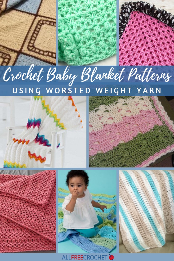 Crochet Baby Blanket Patterns Worsted Weight Yarn Ovie Media