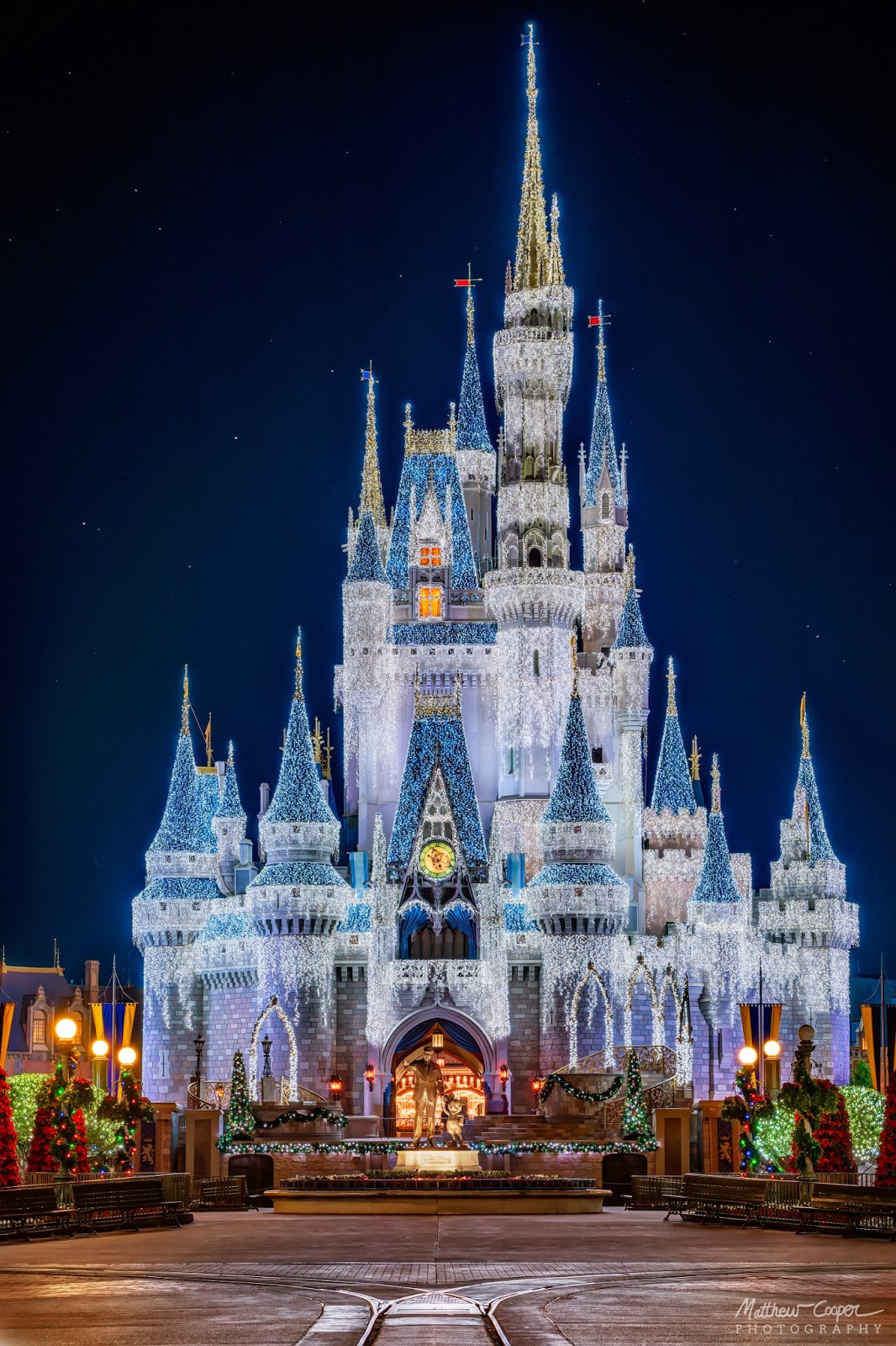 Christmas Ideas: Cinderella Castle Christmas Lights