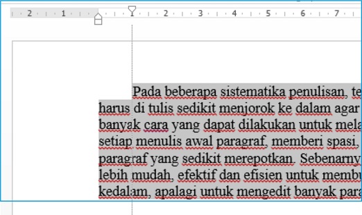 Cara Membuat Tulisan Awal Paragraf Menjorok Kedalam Pada Ms Word Tutorial Ms Office