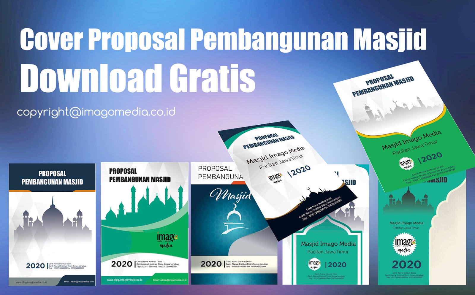 Download Cover Proposal Pembangunan Masjid Mushola Keren
