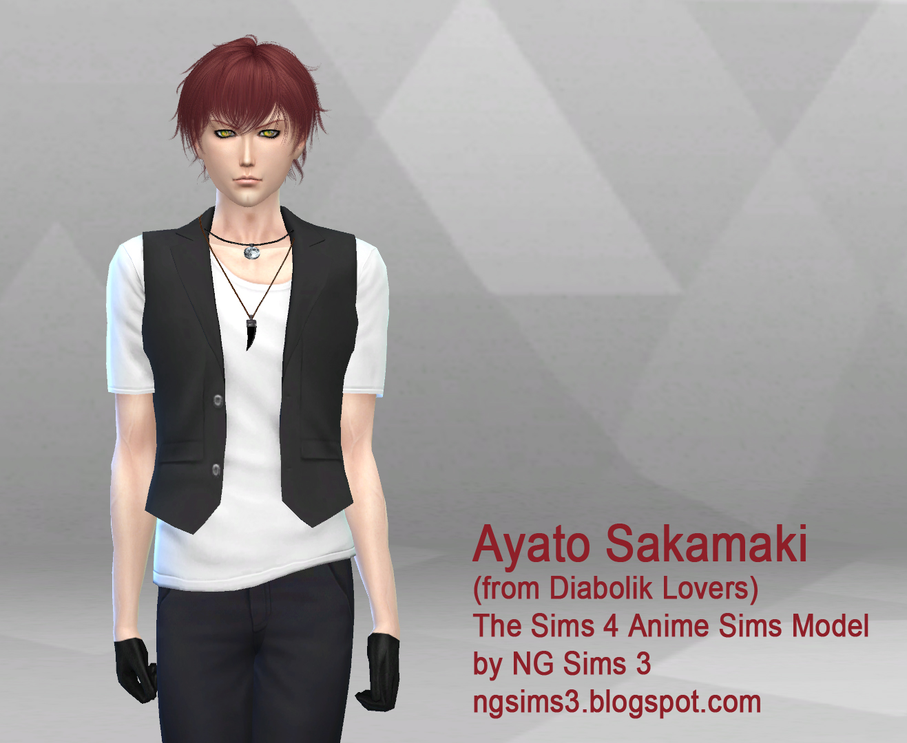 NG Sims 3: Ayato Sakamaki - TS4 Sims