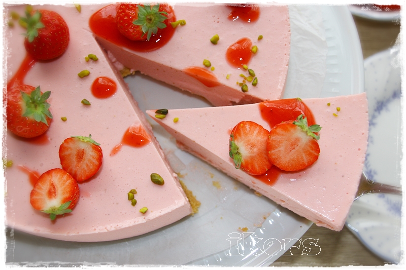 Kochen....meine Leidenschaft : Erdbeer Frischkäse Torte