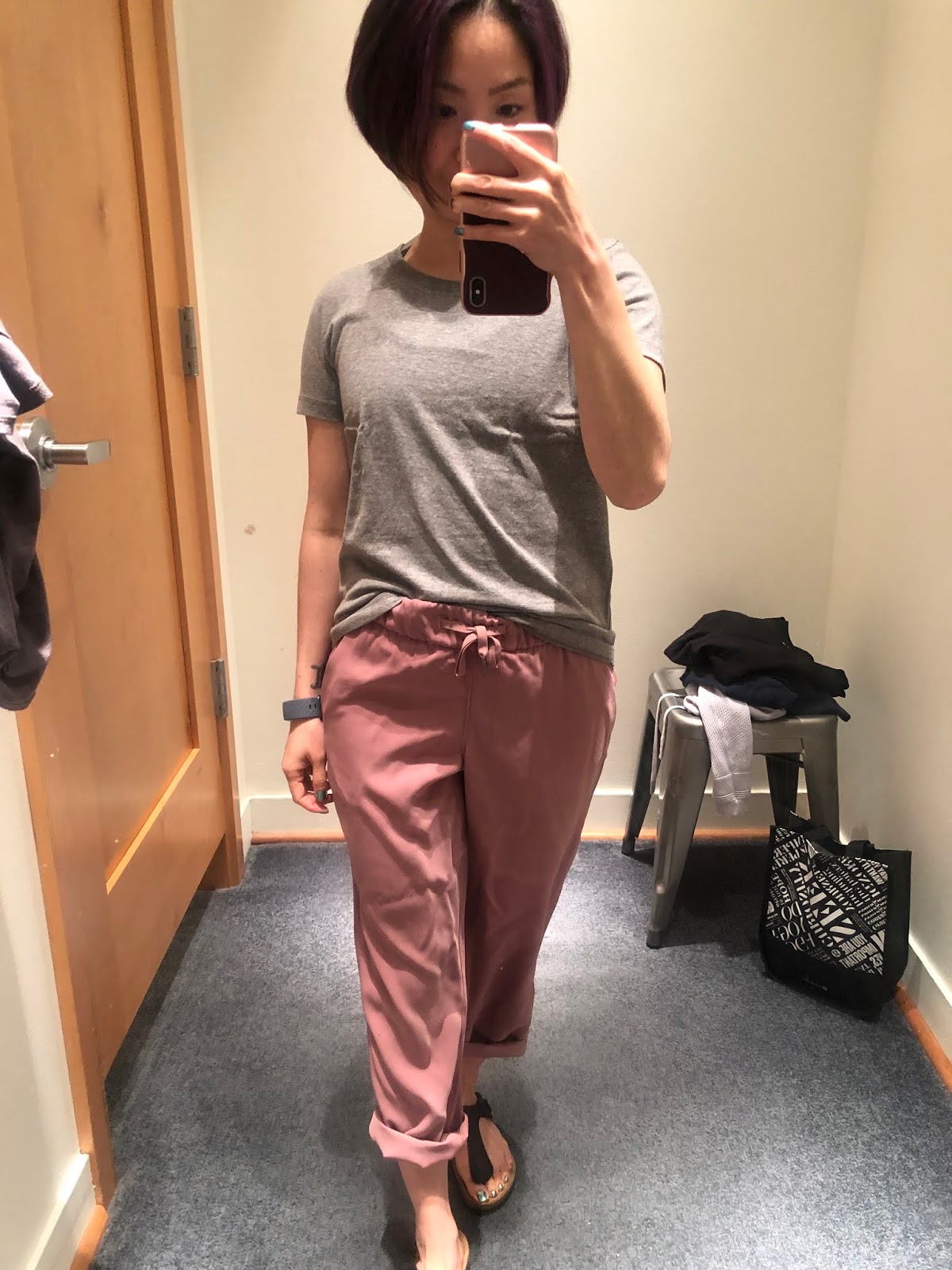 Store Try Ons J Crew Essential T Shirt Linen Roll Cuff T Shirt
