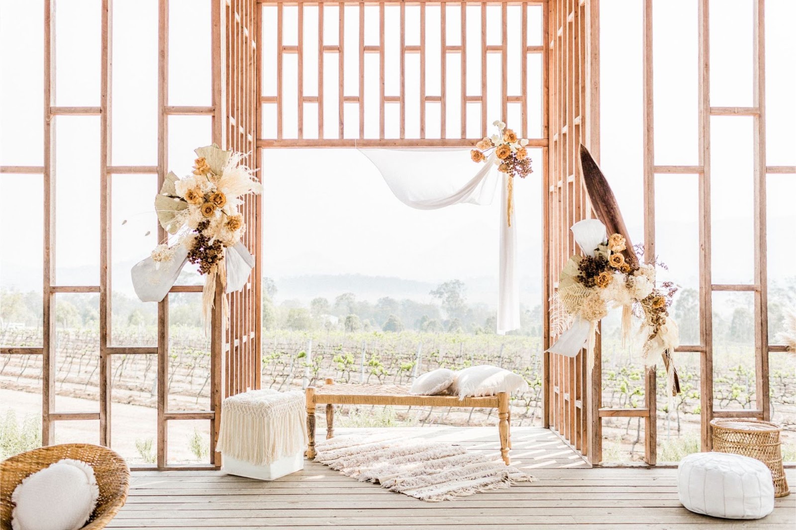 to the aisle australia | scenic rim bride wedding styling roost film co kooroomba lavender farm wedding venue photography styling boho luxe country