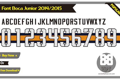 Font Boca Junior 2014/2015