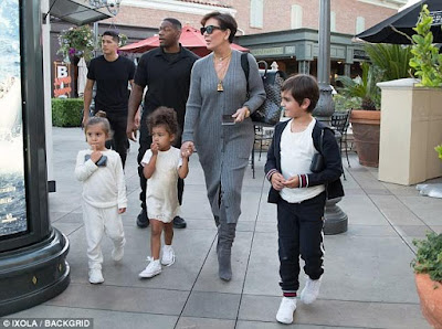 2 Kris Jenner and her grandkids step out for frozen yogurt looking like a million bucks