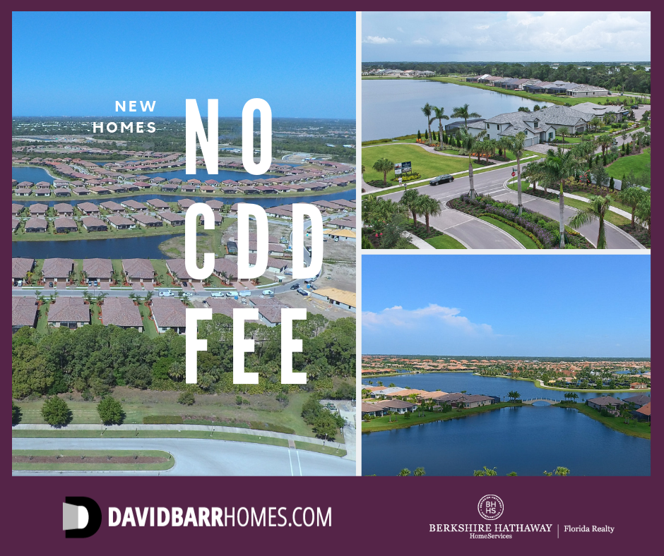 New Homes with No CDD Fees Venice FL David Barr Broker Associate