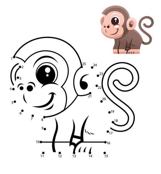 Tranh noi diem theo so thu tu hinh con khi