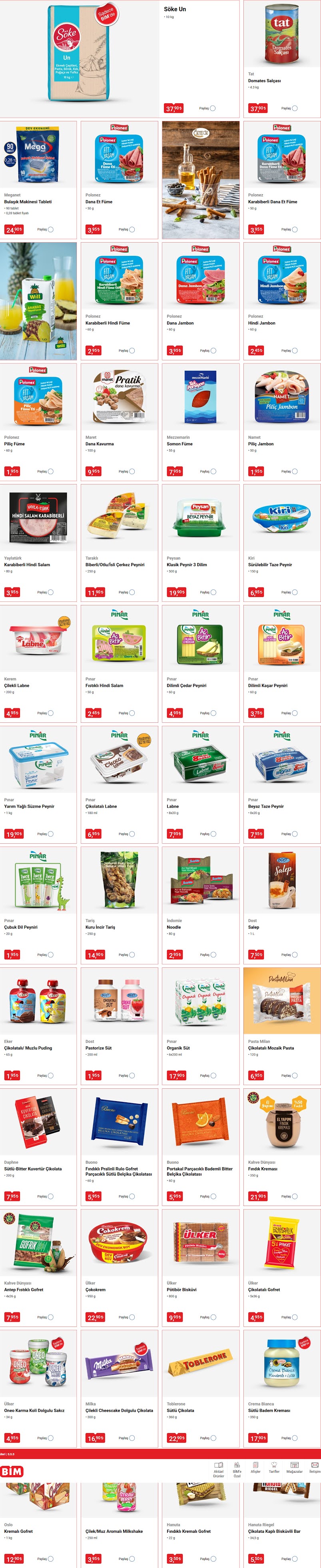 22 Aralık 2020 Salı BİM aktüel ürünler kataloğu