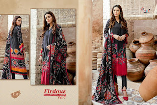 FIRDOUS EXCLUSIVES COLLECTION VOL 7 BY SHREE FAB 2020 PAKISTANI SUITS 