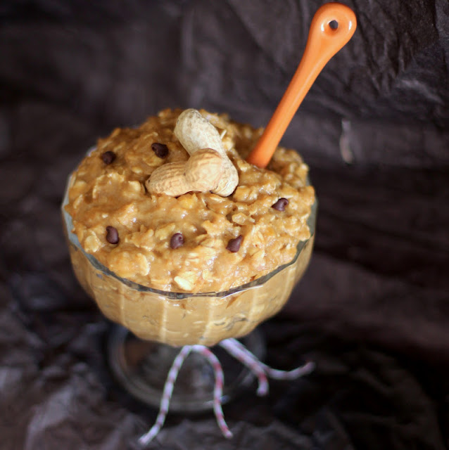 Healthy Peanut Butter Butterscotch Oatmeal Cookie Dough - DWB