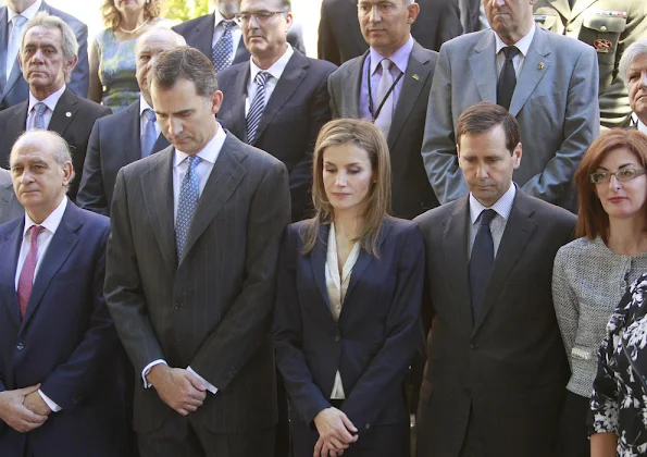 King Felipe and Queen Letizia meet with representatives of associations and foundations of victims of terrorism