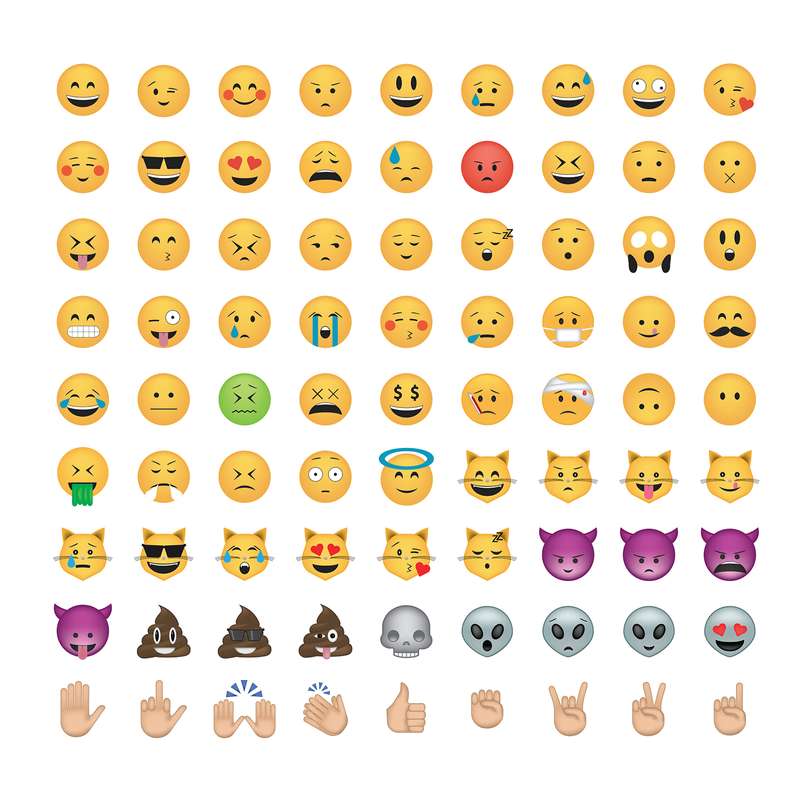What is the difference between emojis and emoticons?