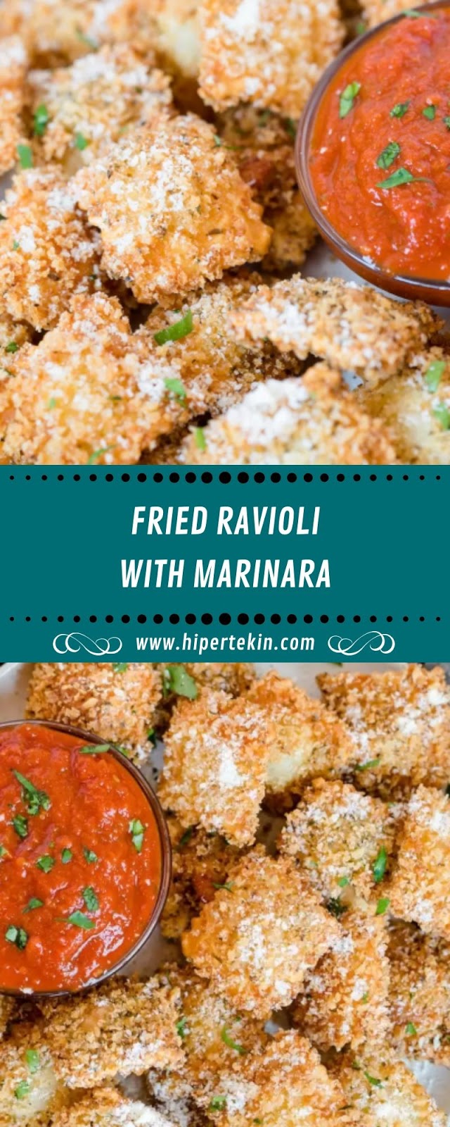 FRIED RAVIOLI WITH MARINARA