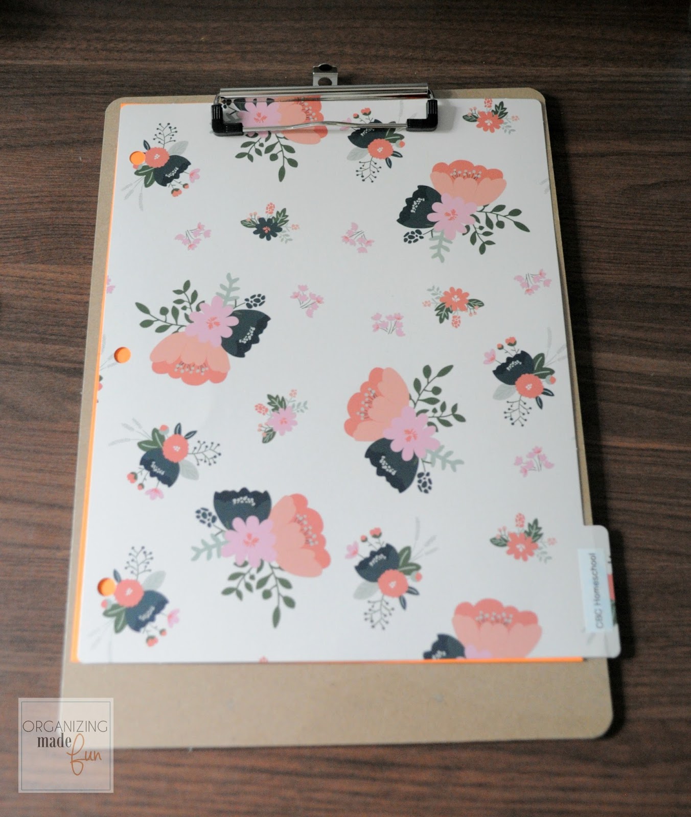 SIMPLE, INEXPENSIVE Organizing Clipboards Organizing Made Fun SIMPLE