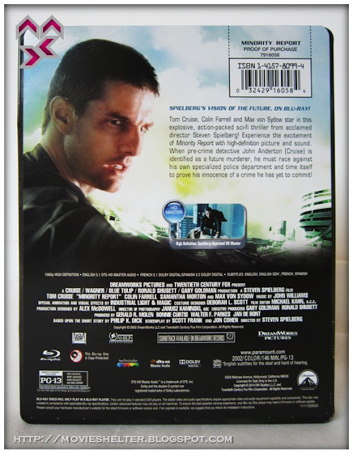 Movie Shelter Destination Point For Movies Minority Report Limited Steelbook Edition Best