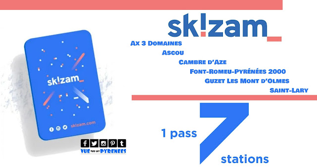 Skizam ski sur 7 stations des Pyrénées