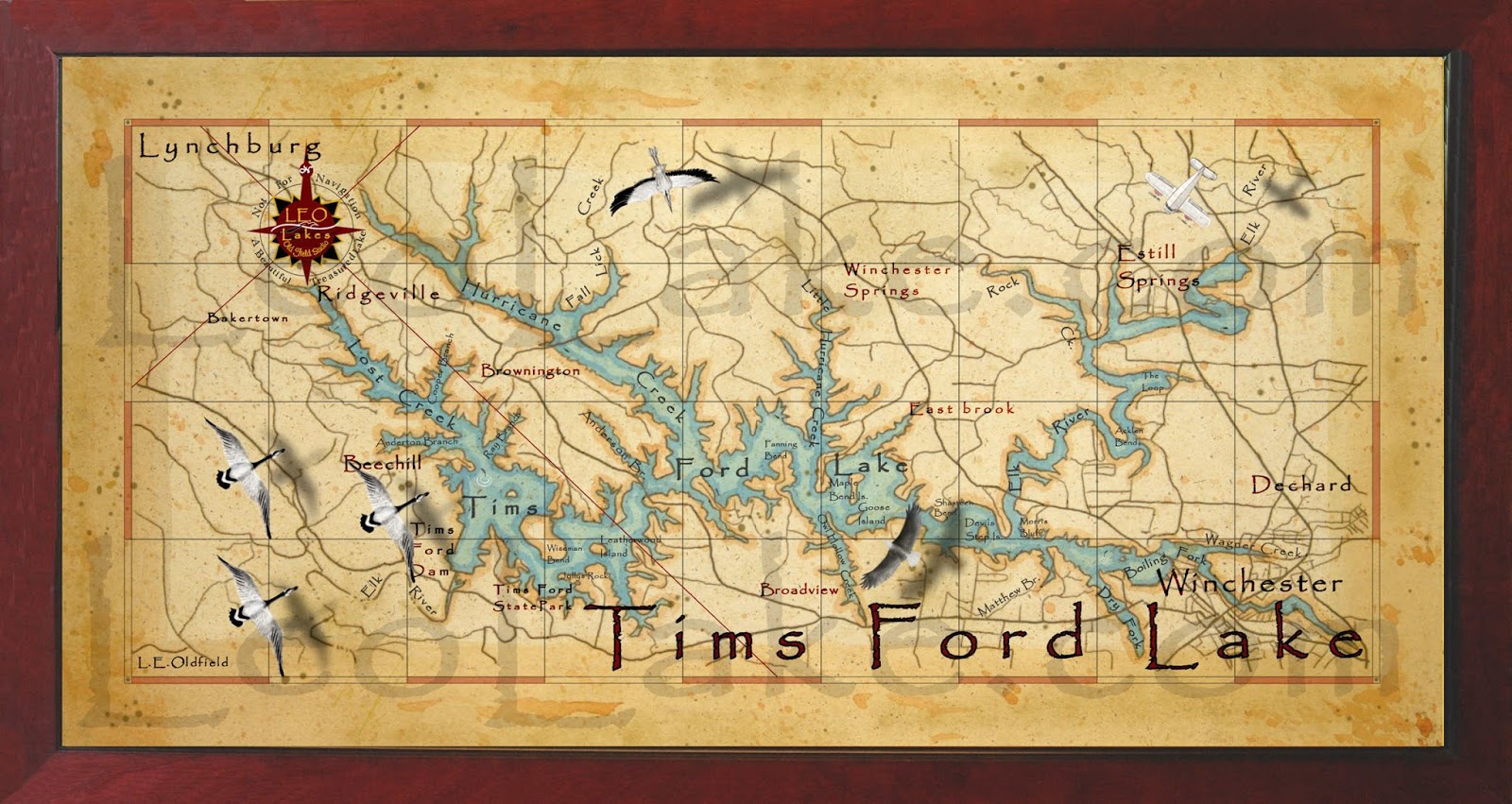 Tims Ford Lake Map Baitrageous: April 2017