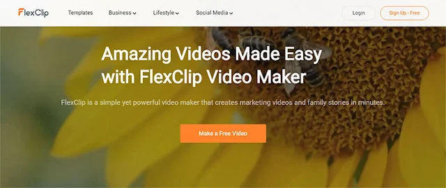 افضل موقع تعديل الفيديو اون لاين مجانا - flexclip
