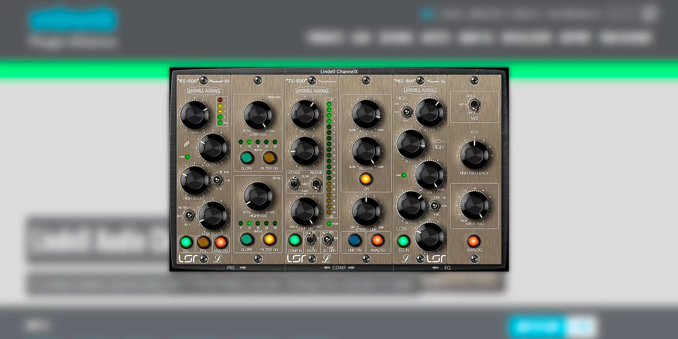 Lindell ChannelX by Plugin Alliance 'Channel Strip' Gratis NFR Licence