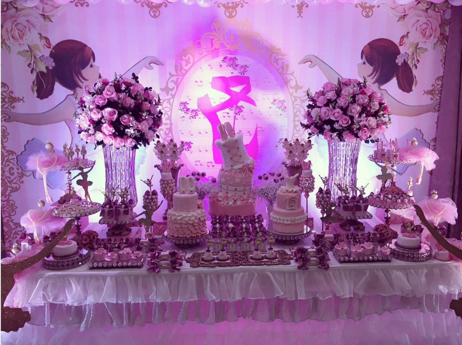 Fiesta temática de bailarina