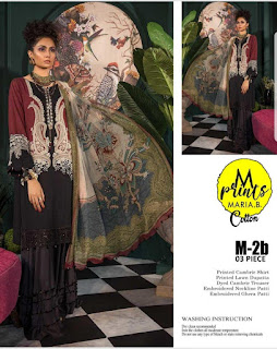 M Print Maria B Cambric Pakistani Suits Wholesaler