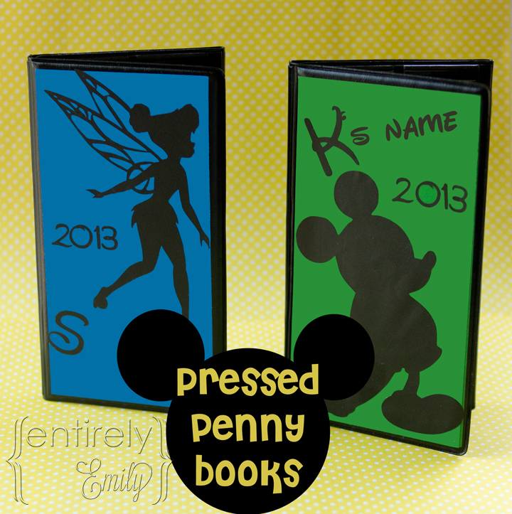 Entirely Emily: Pressed Penny Books for Disney World ( with Silhouette  Files )