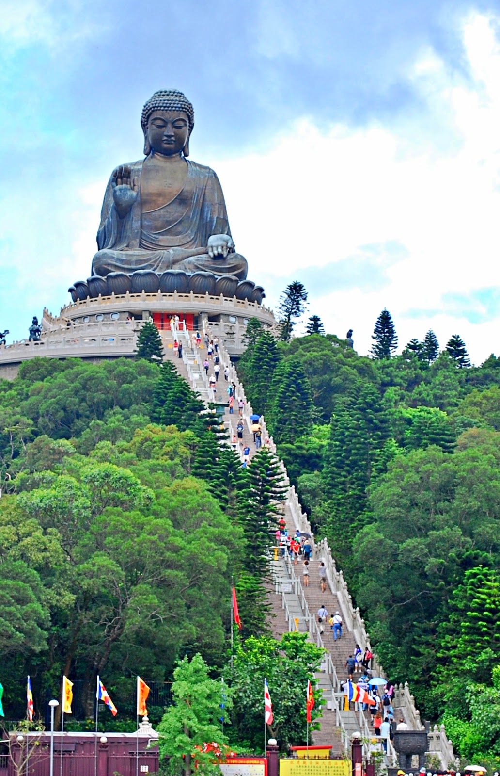 The Big Tian Tan Buddha Upstairs | Hong Kong - Nomadic Experiences