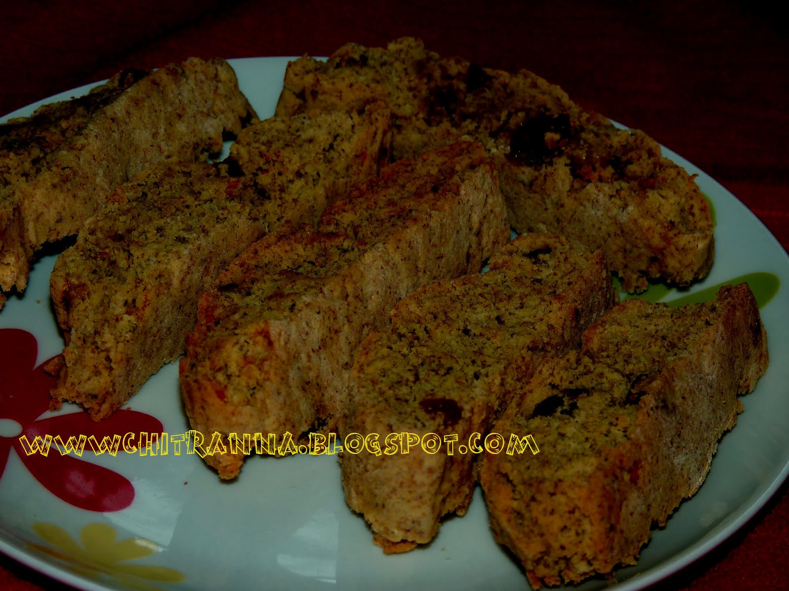 Chitranna No Egg Pistachio and Orange Flower Water Biscotti