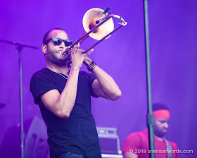 Trombone Shorty and Orleans Avenue on the Garrison Stage at Field Trip 2018 on June 3, 2018 Photo by John Ordean at One In Ten Words oneintenwords.com toronto indie alternative live music blog concert photography pictures photos