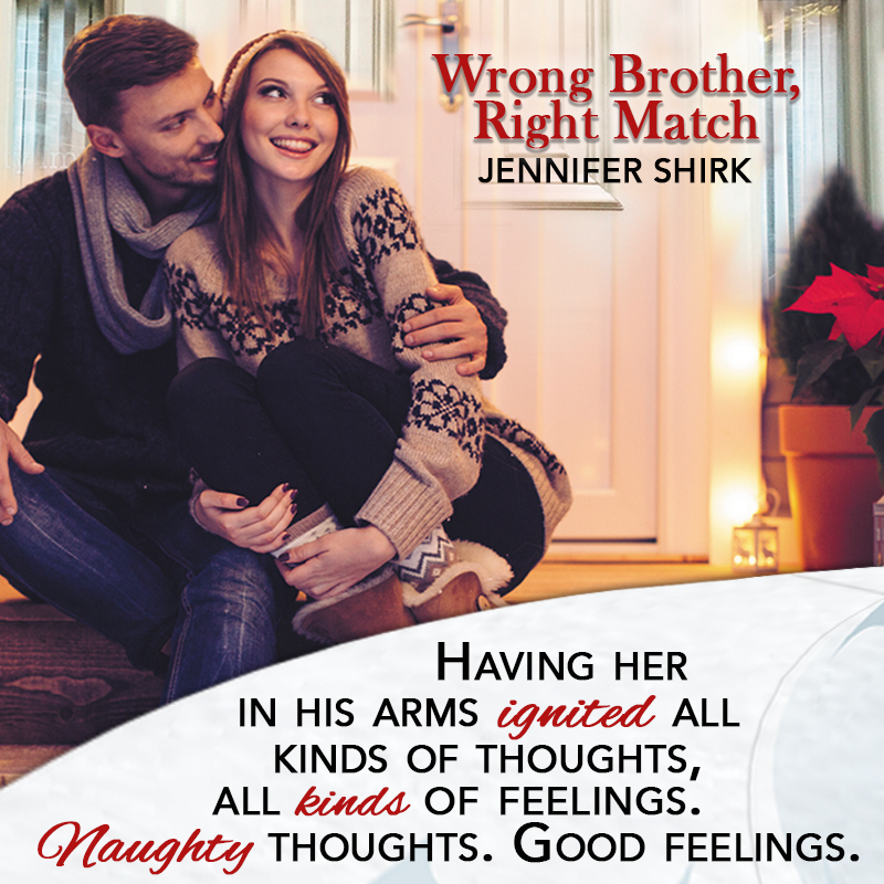 Stuck In Books Wrong Brother, Right Match by Jennifer Shirk Excerpt & Giveaway
