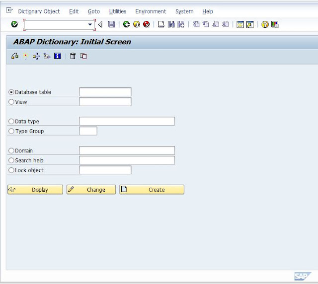 DATA DICTIONARY Sap Tutor
