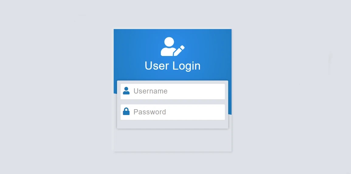 Create a place to input email and password