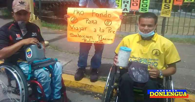 Atletas Paralímpicos Venezolanos deben pedir dinero en las calles como mendigos