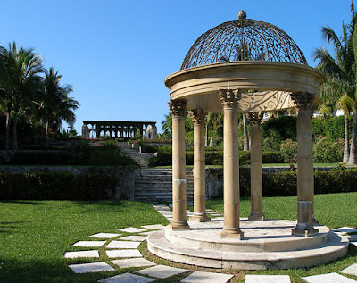 Ancient French Cloister And Gazebo