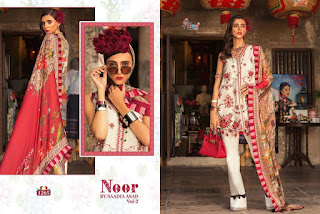 Shree Fab Noor Saadia Asad Vol 2 Pakistani Suits in Wholesale Rate 