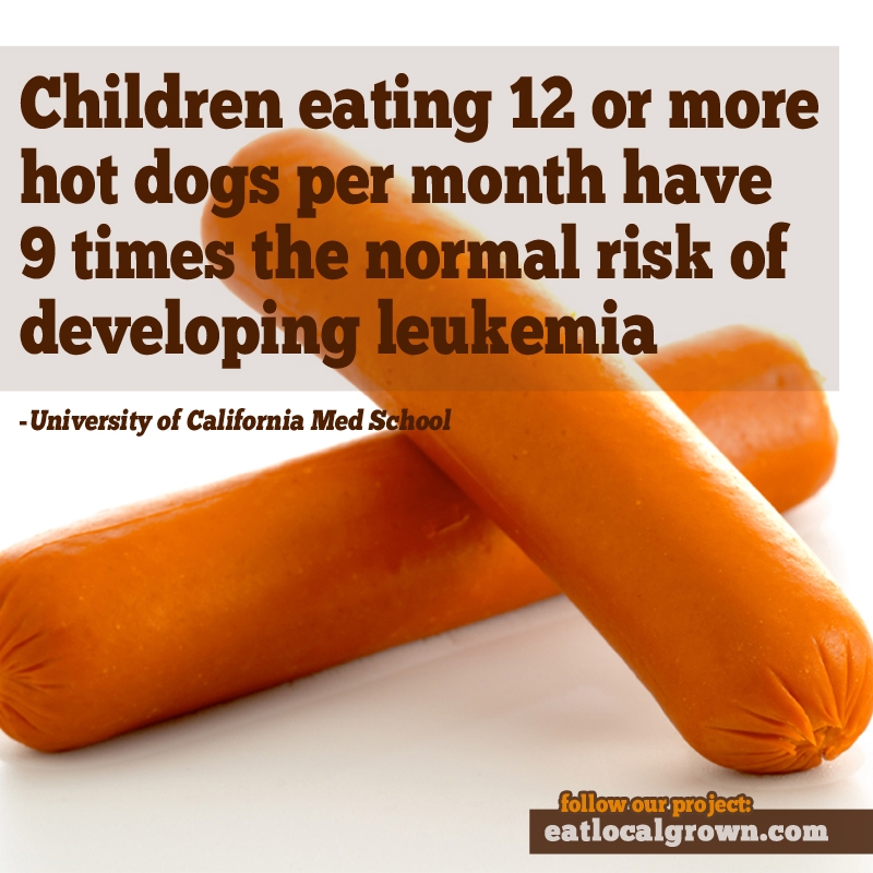 Nicolina's Recipes Hot Dog Cancer Risks