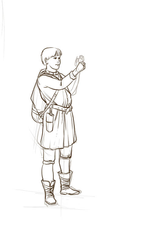 giulio peranzoni cavaliere con scudiero