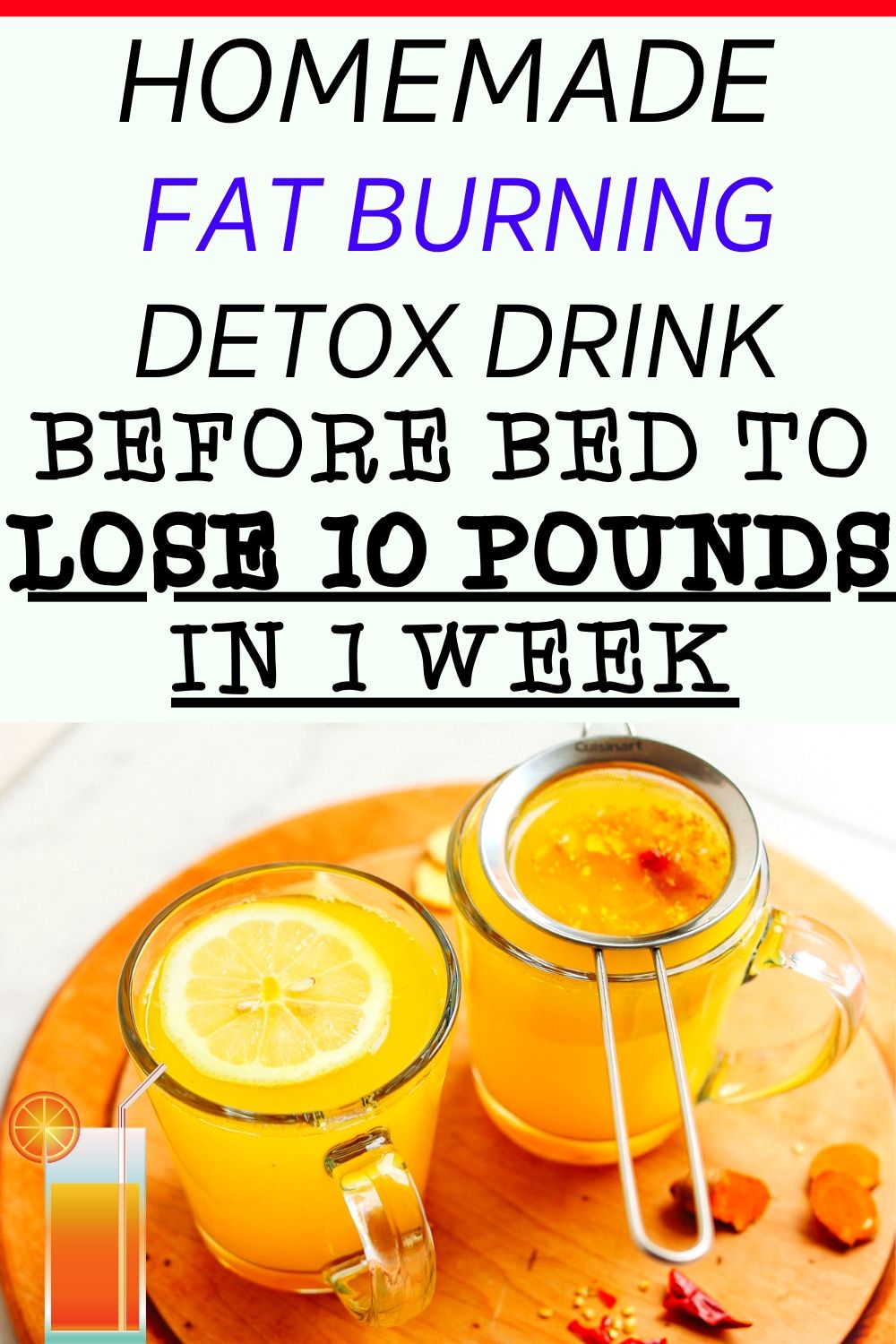 Fat Burning Detox Drink Before Bed To Lose 10 Pounds In 1 Week Hello