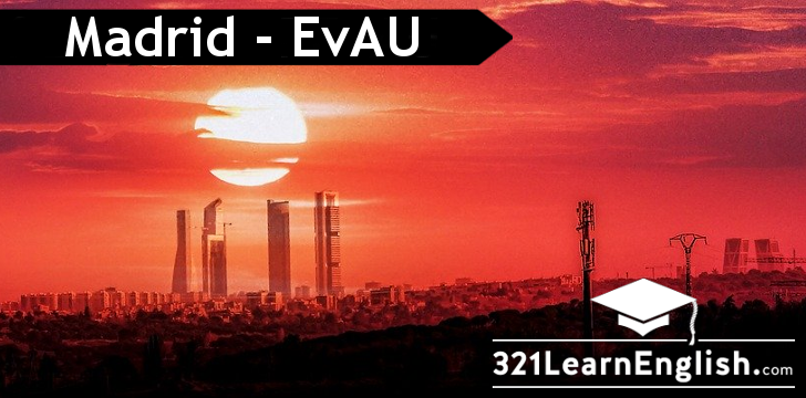 EvAU - Selectividad Madrid - Complete sentences (3)
