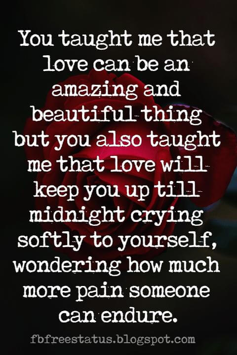 Quotes About Being Heartbroken with Images & Pictures