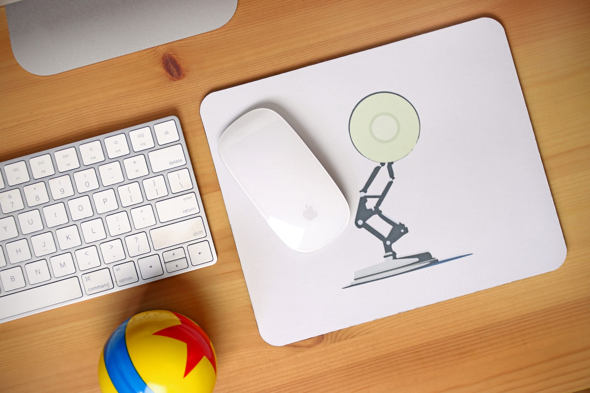 Dan the Pixar Fan Pixar Lamp (Luxo Jr.) Mouse Pad