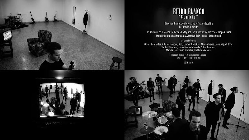 Ruido Blanco - ¨Cambia¨ - Videoclip - Director: Fernando Almeida. Portal Del Vídeo Clip Cubano. Música cubana. Pop Rock. Cuba. Ruido Blanco - ¨Cambia¨ - Videoclip - Director: Fernando Almeida. Portal Del Vídeo Clip Cubano. Música cubana. Pop Rock. Cuba.