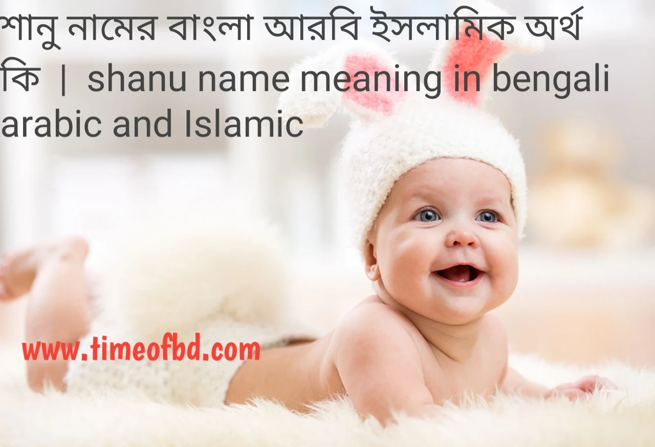 শানু নামের অর্থ কী, শানু নামের বাংলা অর্থ কি, শানু নামের ইসলামিক অর্থ কি, Shanu name meaning in bengali